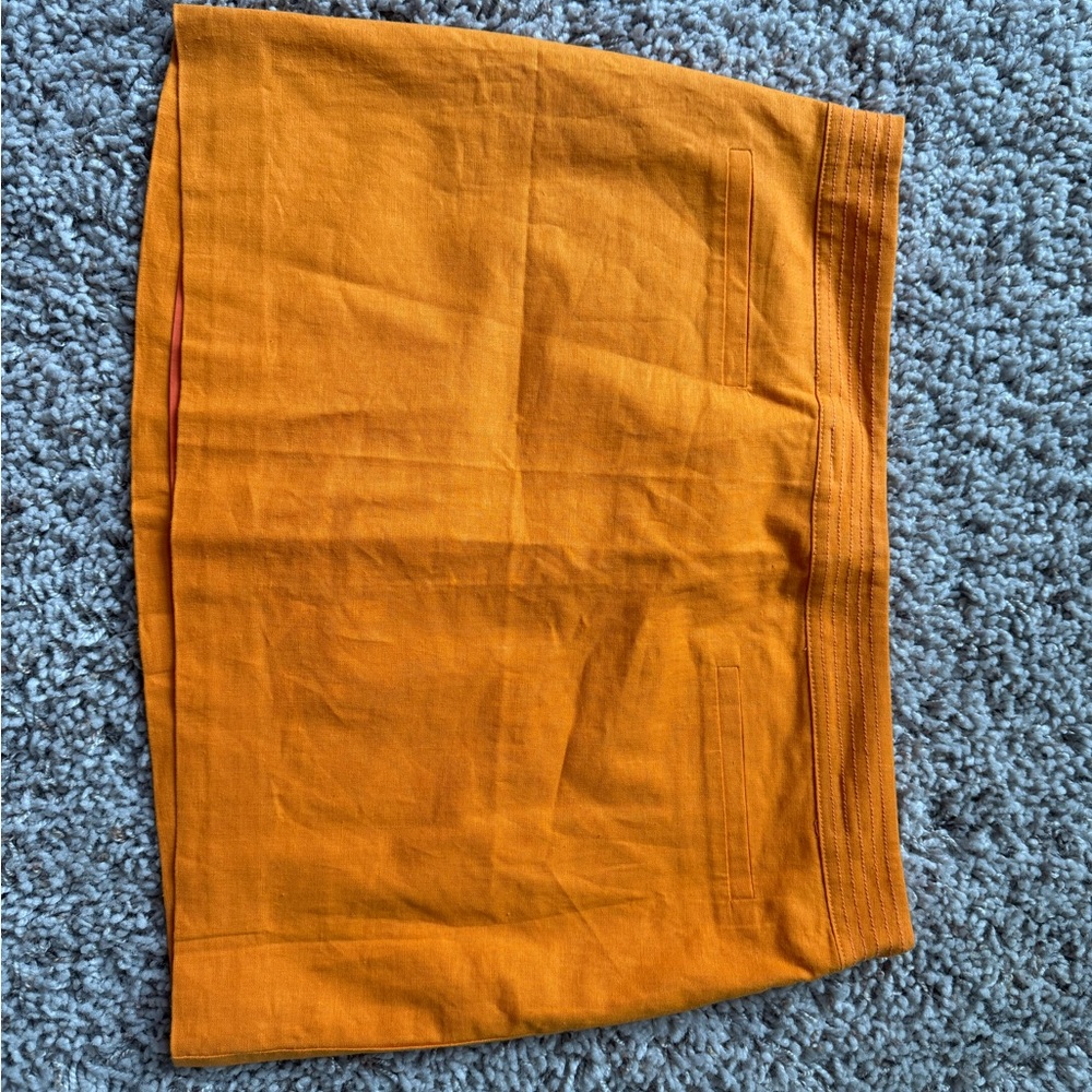 MAJORELLE Orange Mini Skirt
